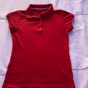 Red Collard Shirt